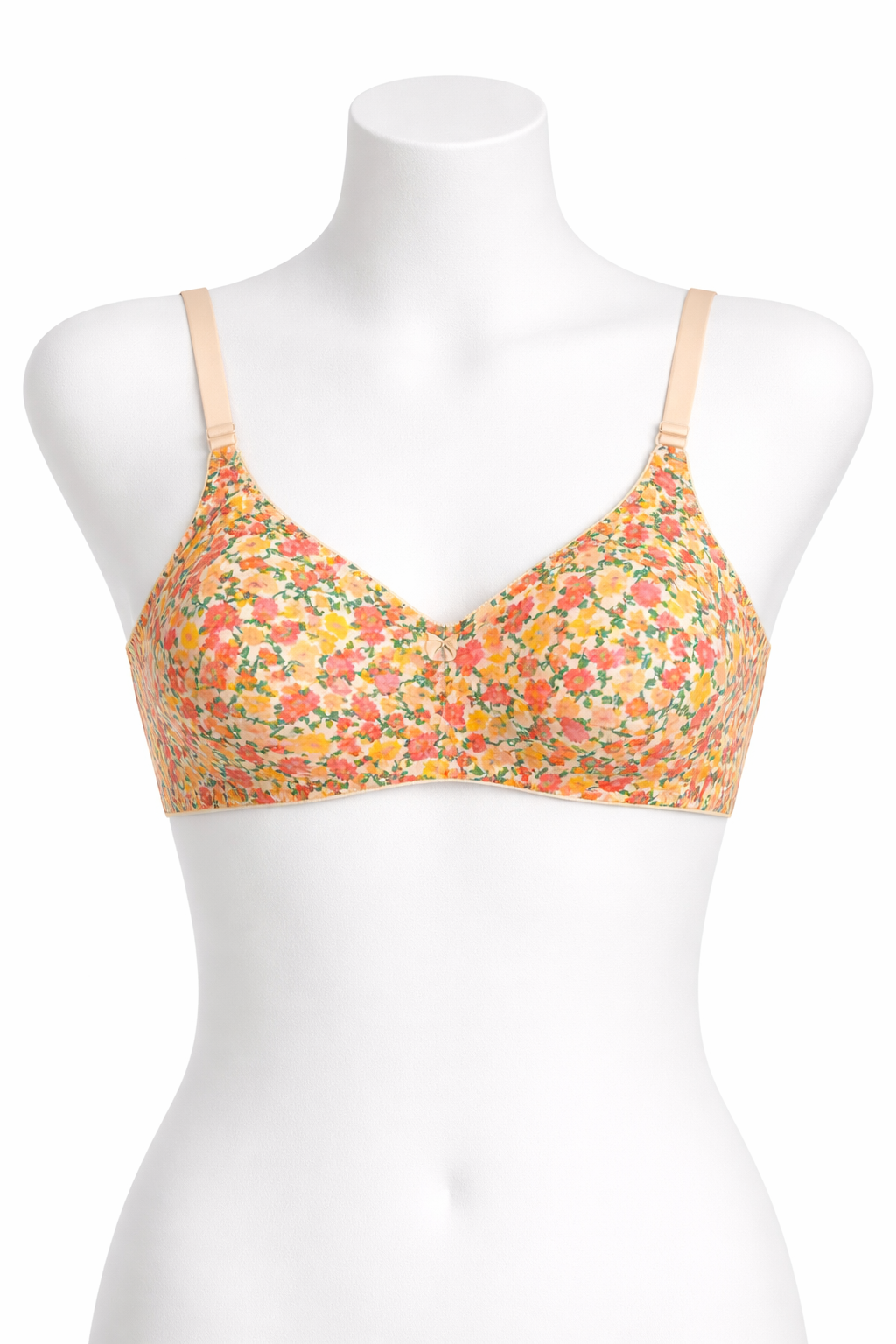 (Pack of 3) Soft Cotton Printed Bras for Women