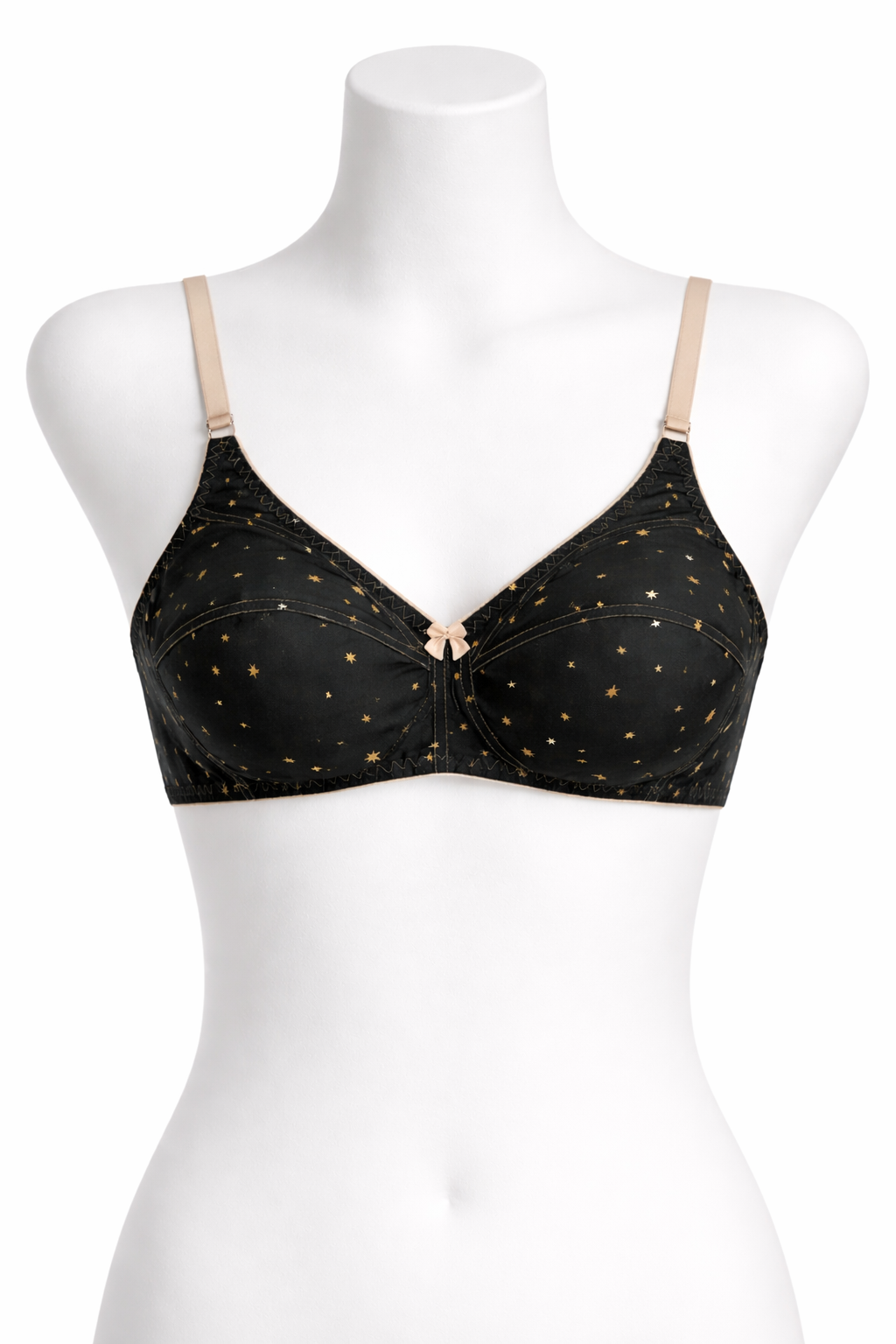(Pack of 3) Soft Cotton Printed Bras for Women