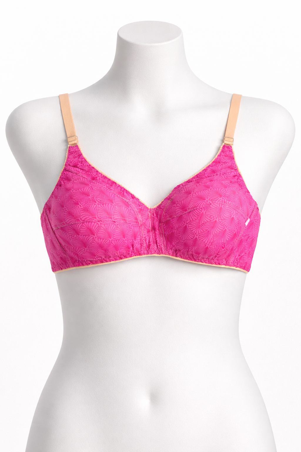 (Pack of 3) Soft Cotton Printed Bras for Women