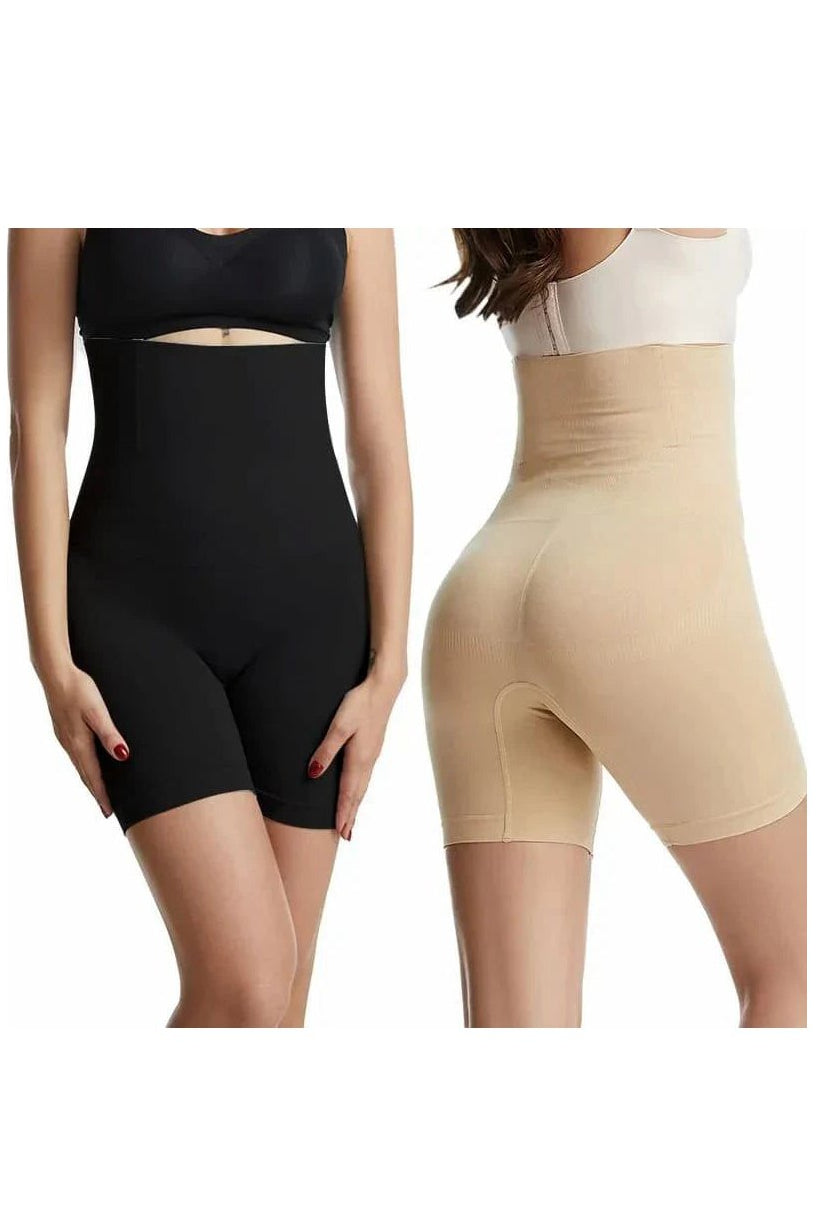 Women’s High-Waist Tummy Control Shapewear Shorts – Seamless Slimming Body Shaper